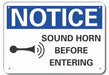 Rflct Lift Truck Trfc Note Sign 7x10in