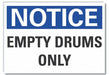 K3084 Storage Notice Rflctv Label 3.5inx5in