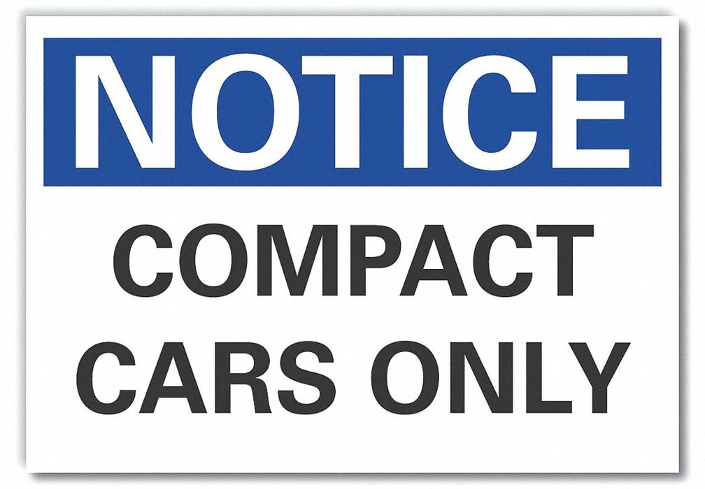 Parking Notice Rflctv Label 7inx10in