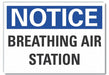 Breathng Apparatus Notice Lbl 3 1/2x5in