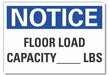 Notice Sign 10in x 14in Non-PVC Polymer
