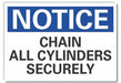 Notice Sign 10in x 14in Non-PVC Polymer