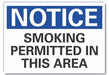 Notice Sign 10in x 14in Non-PVC Polymer