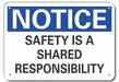 Accident Prevention Notice Sign 10x14in