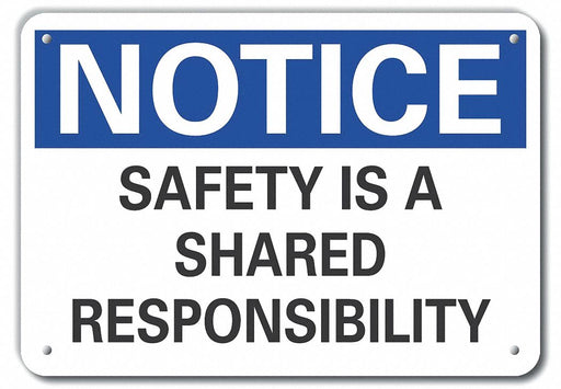 Accident Prevention Danger Sign 10x14in