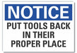 Cleaning Notice Rflctv Label 3 1/2x5in