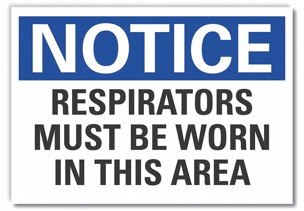 Notice Sign 10in x 14in Non-PVC Polymer