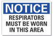 Resprtr Req Notice Rflct Label 5x7in