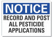 Chemicals Notice Lbl 3.5x5in Polyester