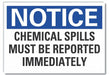 Chemicals Notice Lbl 5inx7in Polyester