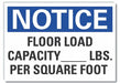 Notice Sign 10inx14in Non-PVC Polymer