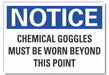Eye Notice Rflct Label 10 in x 14 in