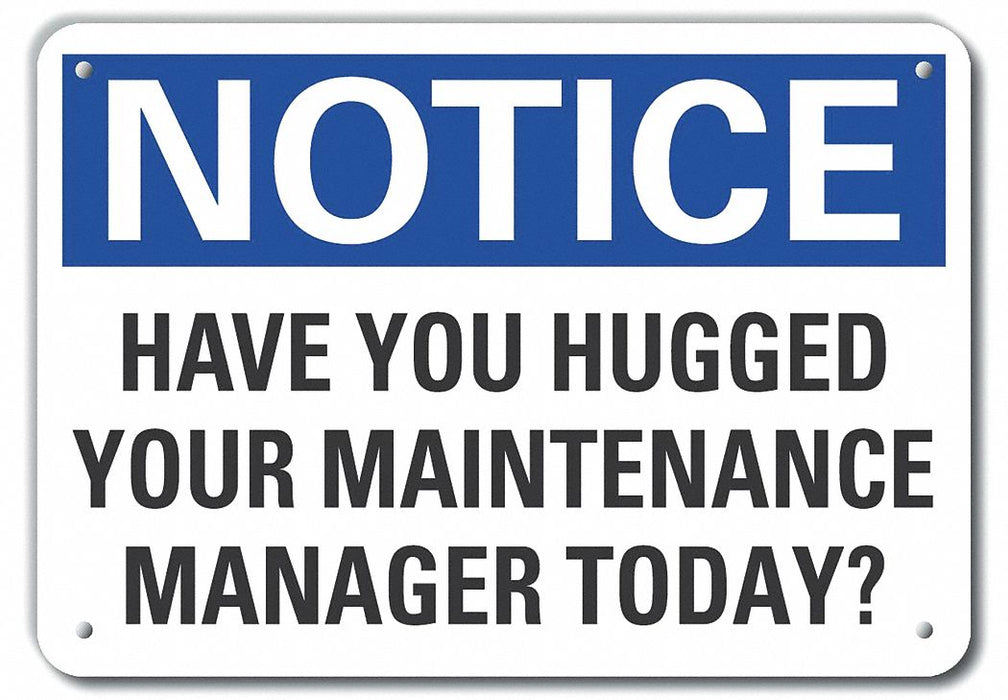 Rflctv Safety Culture Notice Sign 7x10in