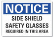 Eye Notice Rflct Label 7 in x 10 in