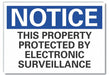 Notice Sign 10 x 14 in Non-PVC Polymer