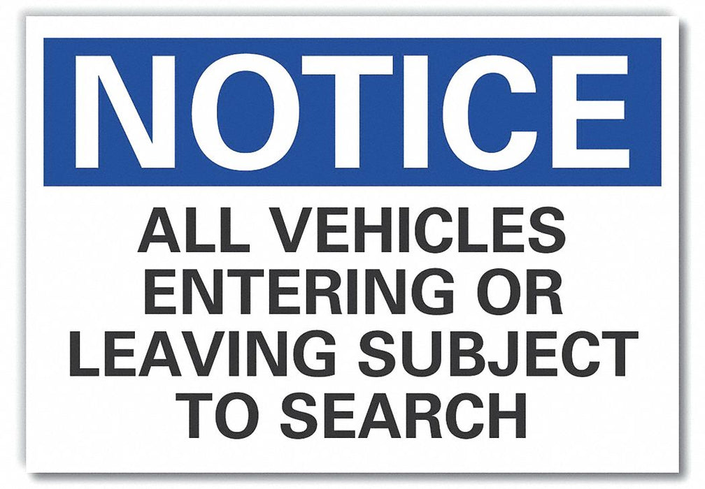 Inspectn Notice Label 3 1/2x5in Polyest