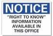 Information Notice Rflctv Label 5x7in