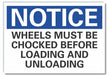 Notice Sign 10in x 14in Non-PVC Polymer
