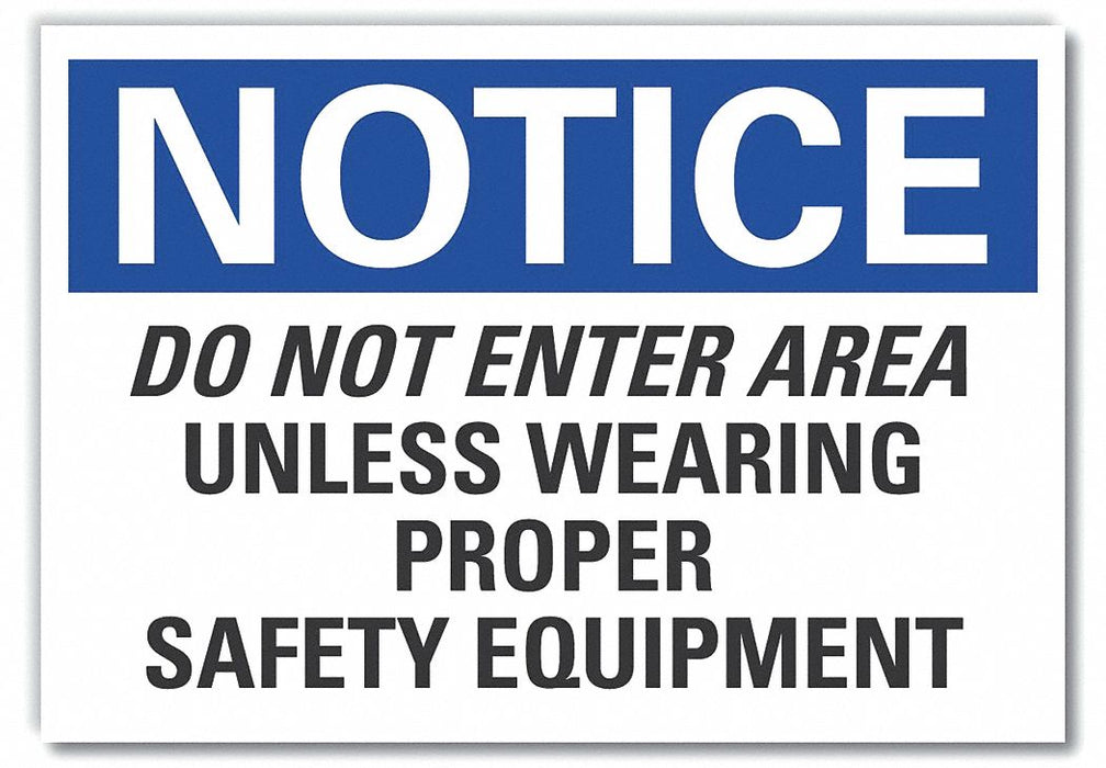 Personal Safety Notice Lbl 3.5x5in