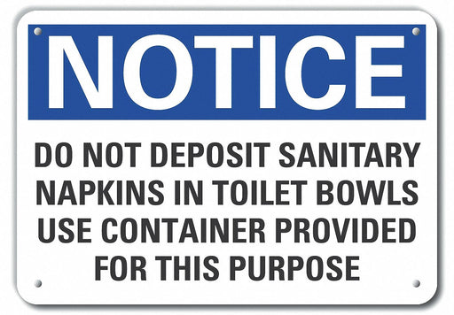 Accdent Prvntion Notice Sign 7x10in Alum