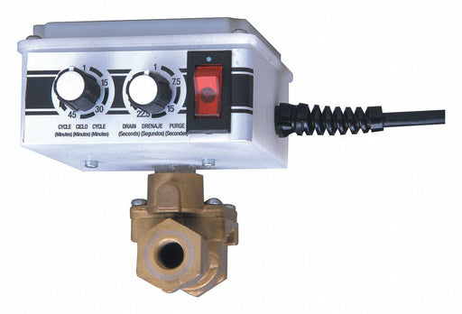Electronic Tank Drain w/Y Strainer 1/4 