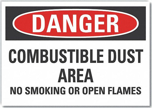 Danger Sign 7 inx10 in Non-PVC Polymer