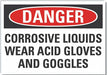 Danger Sign 10inx14in Non-PVC Polymer