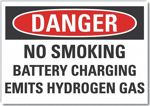 Danger Sign 7 in x 10 in Non-PVC Polymer