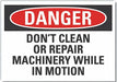 Mach Operation Danger RflctvLbl 3.5x5in