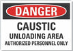 Danger Sign 10in x 14in Non-PVC Polymer