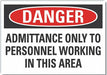 Auth Person Rflct Label 10 in x 14 in