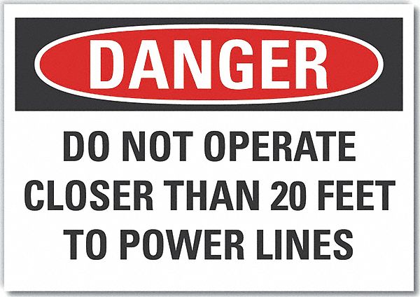 Elec Hazrd Danger Lbl 10x14in Polyester