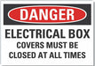 Elec Panel Danger Labl 3.5x5in Polyester
