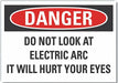 Danger Sign 10in x 14in Non-PVC Polymer
