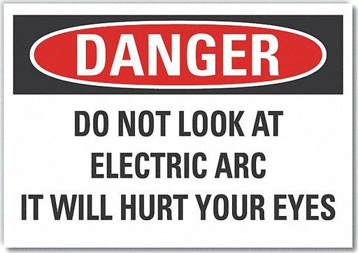 Danger Sign 10in x 14in Non-PVC Polymer