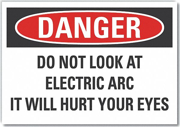 Danger Sign 10in x 14in Non-PVC Polymer