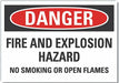 Danger Sign 7 inx10 in Non-PVC Polymer