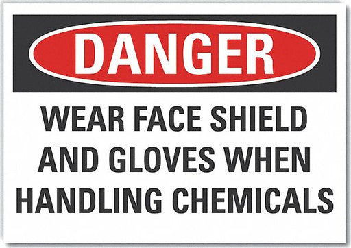 Danger Sign 7 inx10 in Non-PVC Polymer