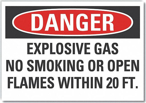 Danger Sign 10inx14in Non-PVC Polymer