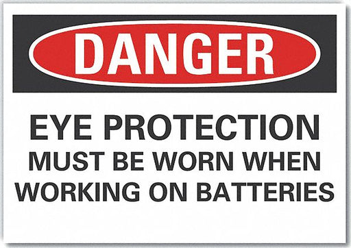 Danger Sign 7 inx10 in Non-PVC Polymer