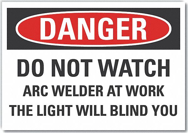 Danger Sign 7 inx10 in Non-PVC Polymer