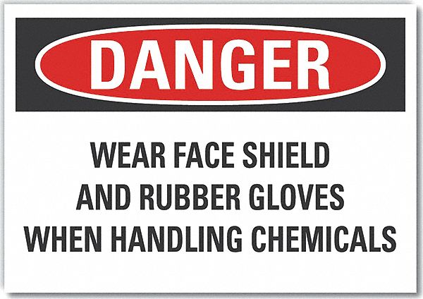 Eye Hand Danger Lbl 10x14in Polyester
