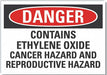 Danger Sign 7 inx10 in Non-PVC Polymer