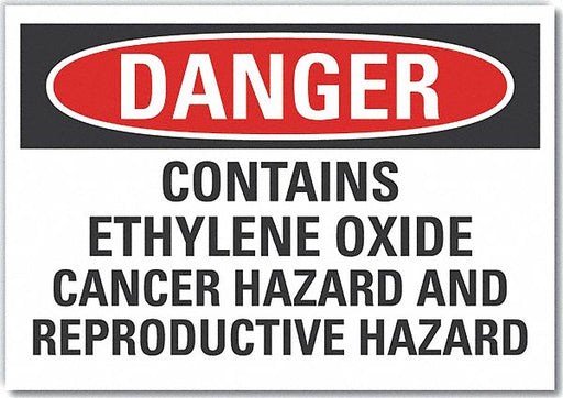Danger Sign 10in x 14in Non-PVC Polymer