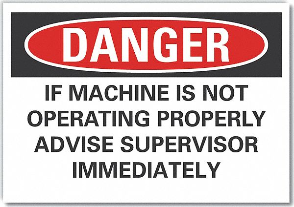 Mach Operation Dangr Lbl 3.5x5in Polyest