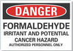 Danger Sign 10inx14in Non-PVC Polymer