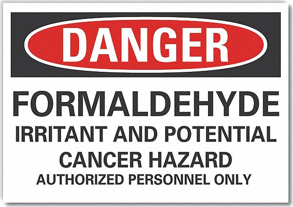 Danger Sign 10inx14in Non-PVC Polymer