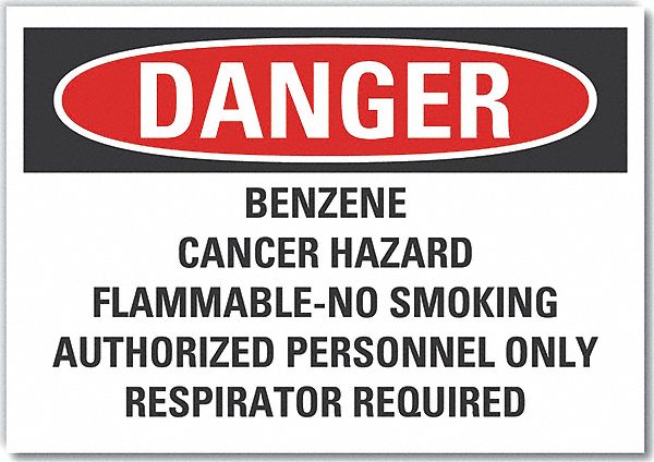 Danger Sign 10inx14in Non-PVC Polymer