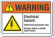 Danger Sign 7 in x 10 in Aluminum