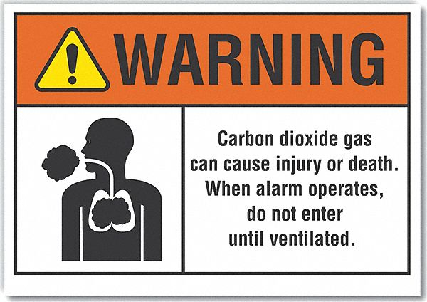Warning Sign 7inx10in Non-PVC Polymer